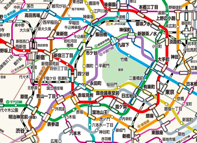 東京メトロ路線図